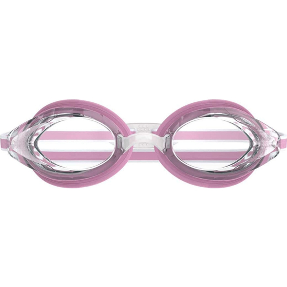 Очки для плав. SPEEDO Women`s Vanquisher 3.0, 8-00474716005, ПРОЗРАЧНЫЕ линзы, роз. оправа